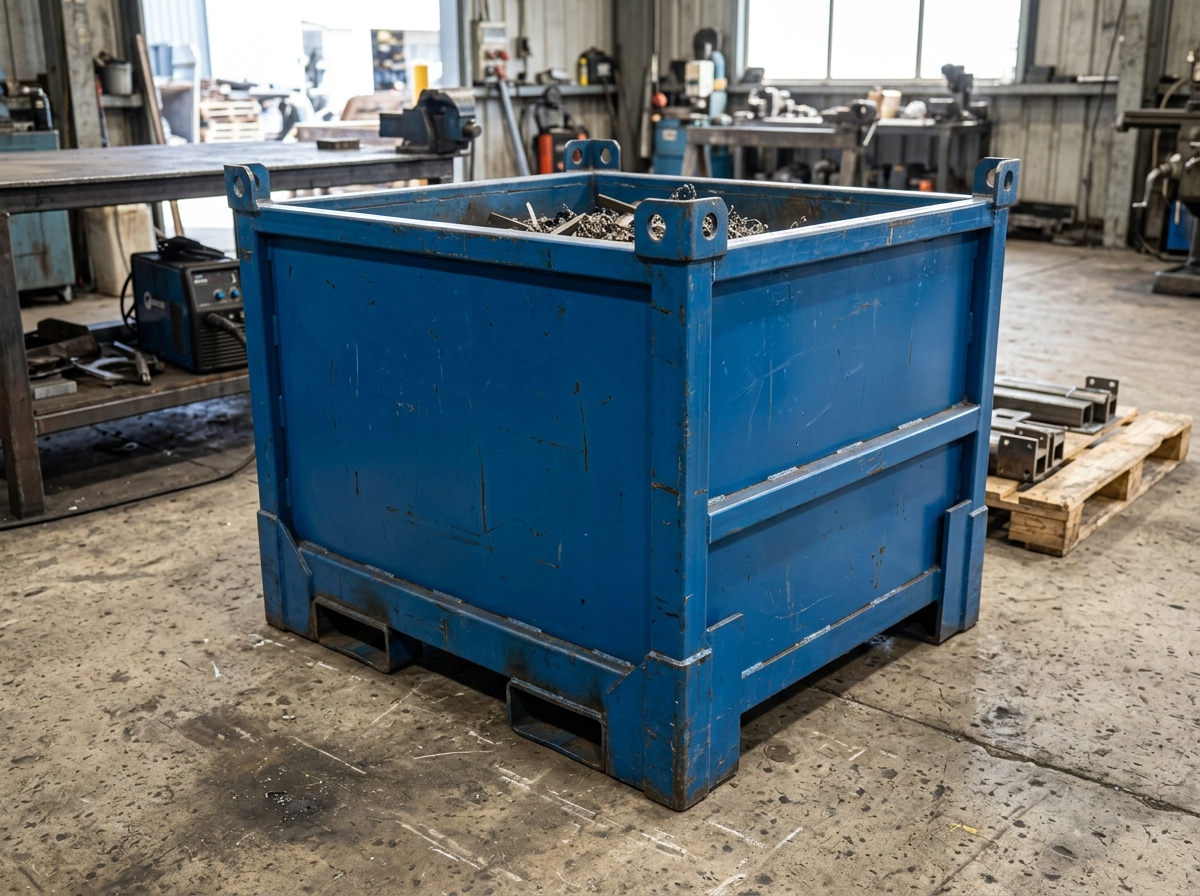 Sammelbox Klein 1,5 m³ für Metallschrott